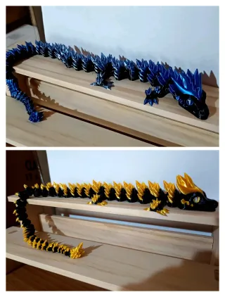 Set 2 Draghi Snodabili 40cm