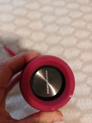 Altavoz Bluetooth Rosa con Correa