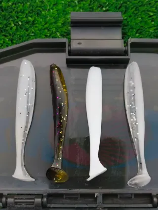 Caja de vinilos de pesca, Pesca Trucha, Spinning