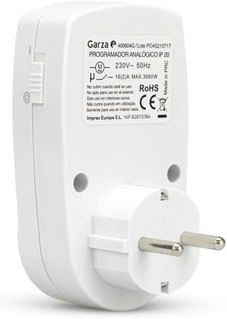 Garza - Temporizador analógico para interiores, ju