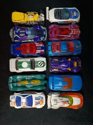 Lote 12 Coches Hot Wheels