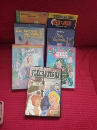 Lote DVDs Películas Infantiles y Familia