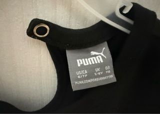 Tuta Puma bambina nera