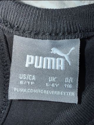 Tuta Puma bambina nera