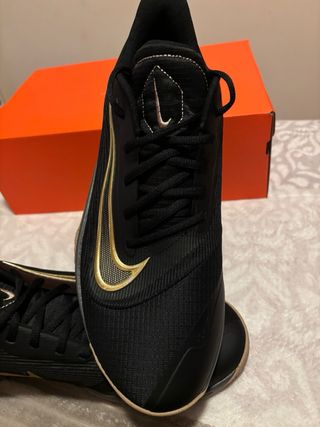 Zapatillas Nike Precision 7 Negras Doradas
