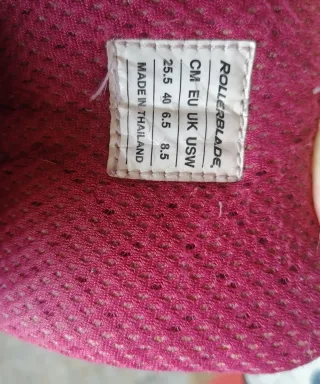 Patines Powerslide en línea blancos y rosas