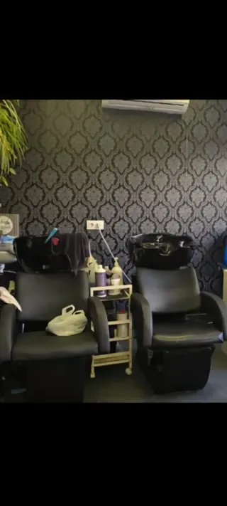 Sillas de peluquería y tocadores recepción,lavacab