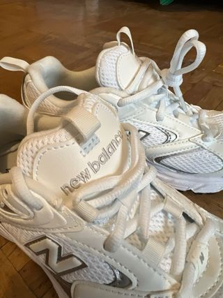 New Balance 408 Zapatillas Blancas Plata