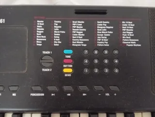 Teclado Electrónico Negro