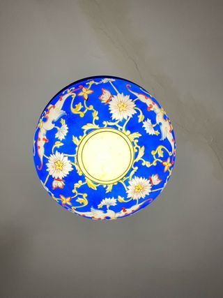 Lámpara colgante cristal estilo modernista