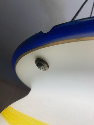 Lámpara colgante cristal estilo modernista