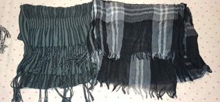 Lotto di 7 sciarpe e foulard. Mai usate.