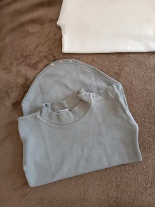 Body bimbi grigio manica lunga