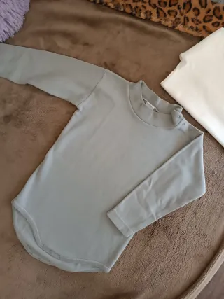 Body bimbi grigio manica lunga