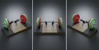 Mini pesas con soporte