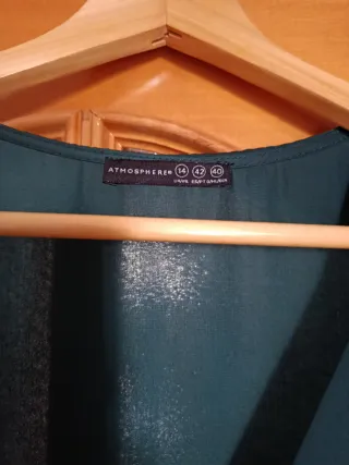 Blusa verde sin mangas