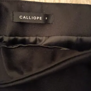 Minigonna Calliope nera con bottoni