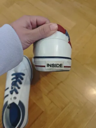 Zapatillas deportivas Inside blancas y azules