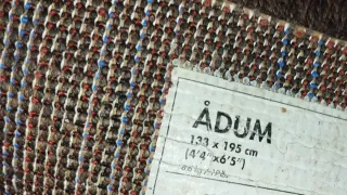 Alfombra Ikea marrón(segunda unidad más barata)