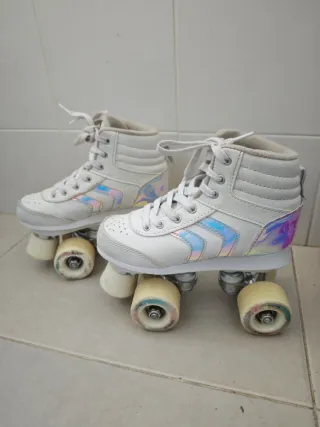 Patines Oxelo 4 Ruedas + Protecciones