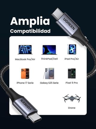 UGREEN USB C a Micro 3.0 Cable Tipo C de Disco Dur