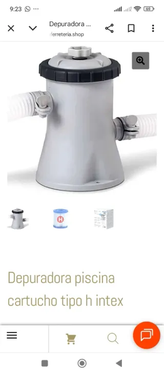 Depuradora Intex H + Parche Piscina