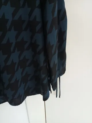 Blusa Sfera Talla S Estampado Príncipe de Gales