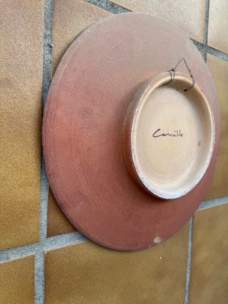 Plato Decorativo de Arcilla