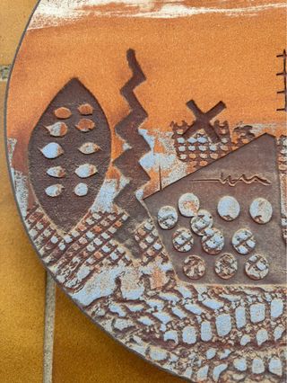 Plato Decorativo de Arcilla