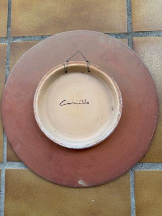 Plato Decorativo de Arcilla
