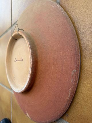 Plato Decorativo de Arcilla