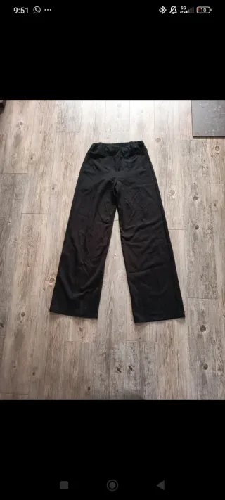 Pantalones anchos negros