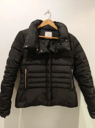 Chaqueta acolchada negra