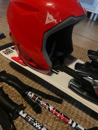 Conjunto Esquí Niño Atomic Casco Rojo