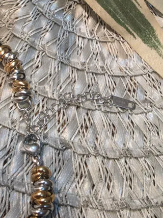 Pulsera bicolor ajustable