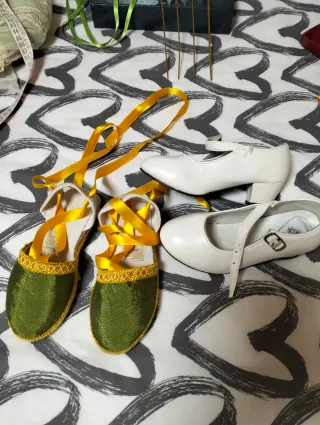 Traje Fallera Niña Verde Talla XS