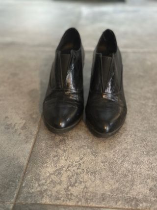 Botín mujer confort negro