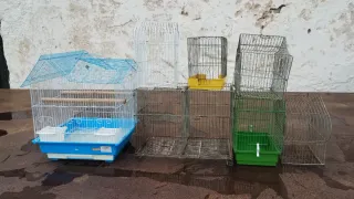 Jaulas para pájaros variadas