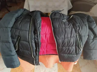 Chaquetón Zara Negro Talla L
