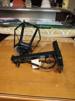 Farol de forja negro 20 cm