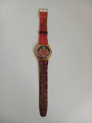 Swatch "Delhi" sigla GX125 anno 1993 + cinturino