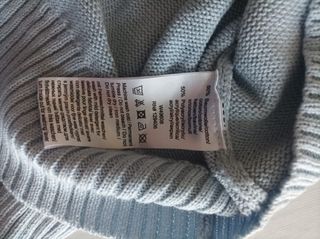 Maglione Dolcevita Azzurro Taglia L