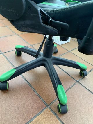 Silla Gamer Negra y Verde