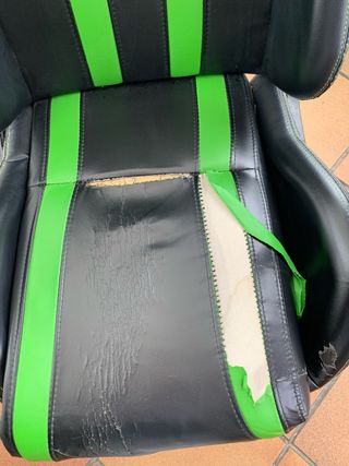 Silla Gamer Negra y Verde
