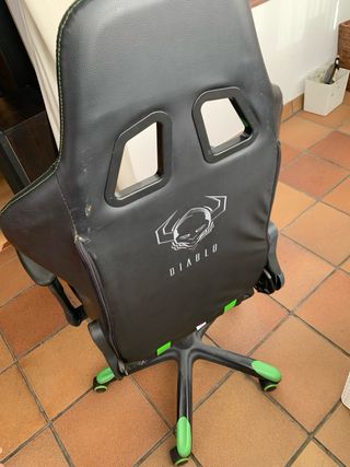 Silla Gamer Negra y Verde