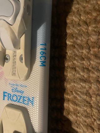 Esquís y bastones Frozen niña