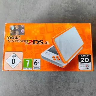 New Nintendo 2DS XL Arancione Bianco Completo