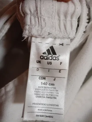 Kimono Adidas cinturón Blanco