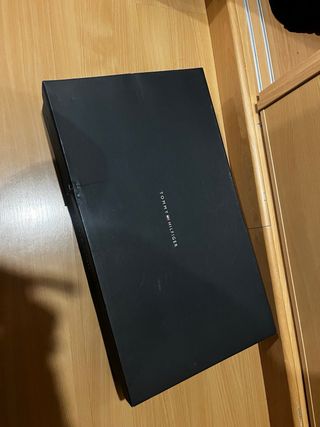 Botas altas piel Tommy Hilfiger negras