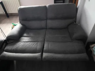 Sofás de 3 y 2 plazas gris